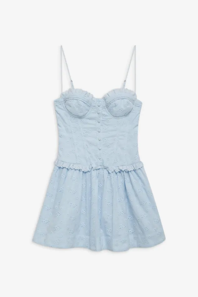Women Marlowe Mini Dress Blue For Love and Lemons Dresses Women Marlowe Mini Dress Blue For Love and Lemons Dresses