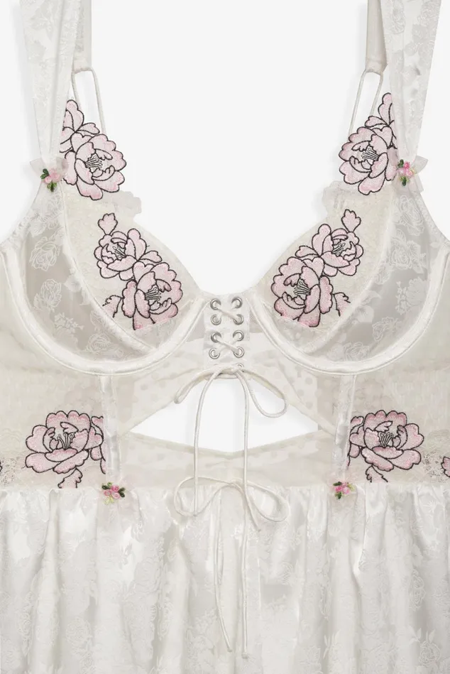 Women Matilda Slip Dress White For Love and Lemons Lingerie Women Matilda Slip Dress White For Love and Lemons Lingerie