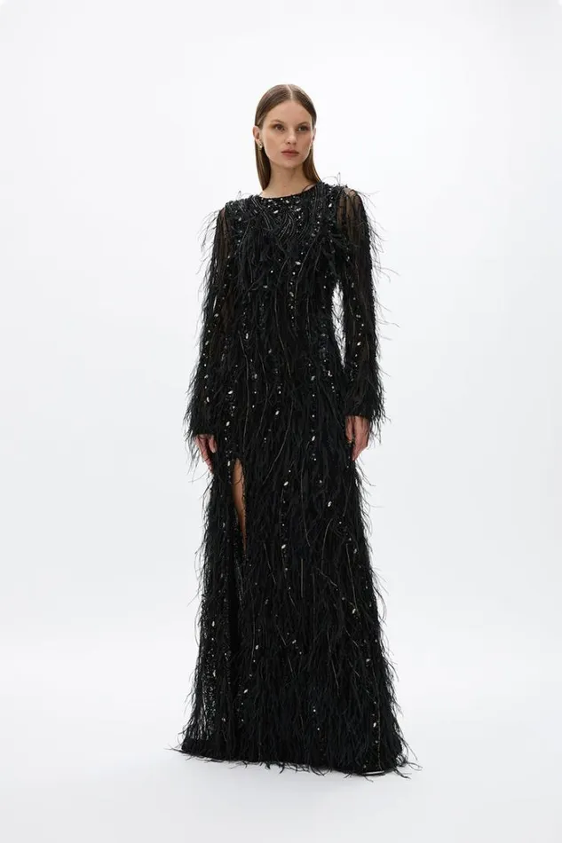 Women Maxi Dresses Rachel Gilbert Cynthia Gown Black