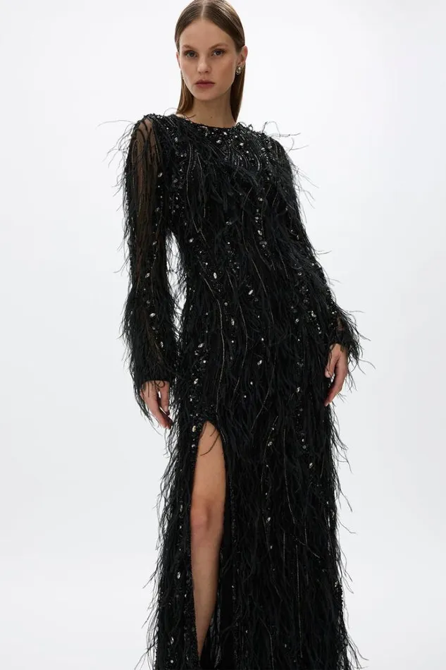 Women Maxi Dresses Rachel Gilbert Cynthia Gown Black Women Maxi Dresses Rachel Gilbert Cynthia Gown Black