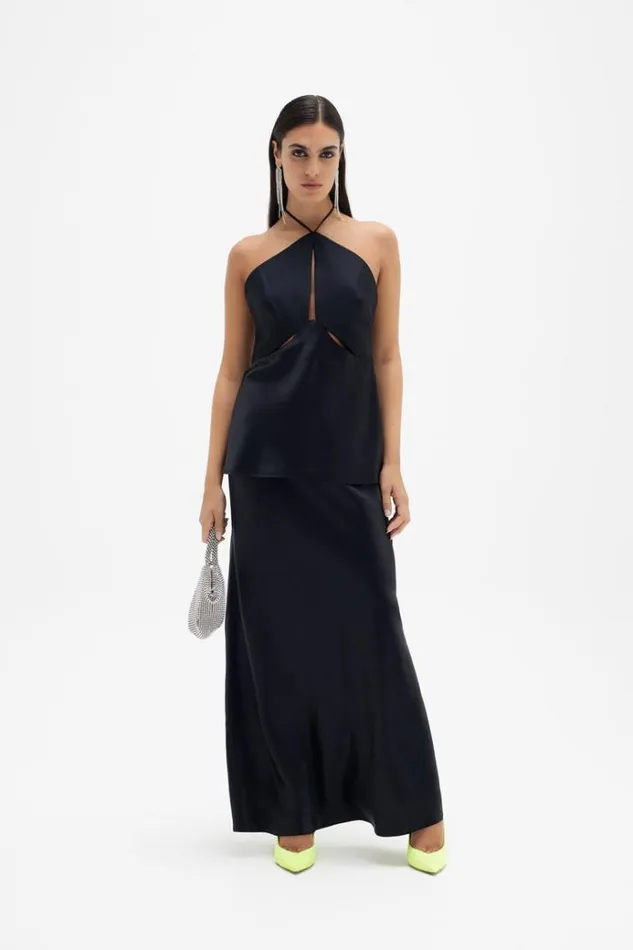 Women Maxi Dresses Rachel Gilbert Skye Skirt In Black
