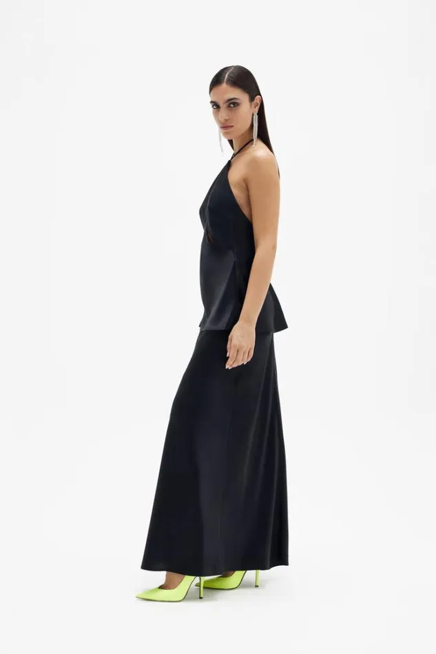 Women Maxi Dresses Rachel Gilbert Skye Skirt In Black