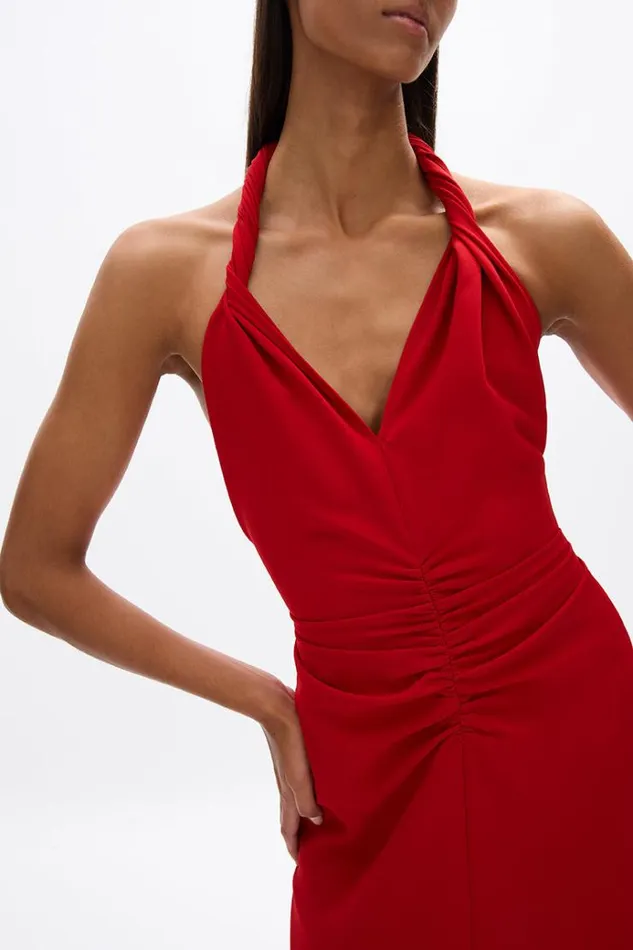 Women Maxi Dresses Rachel Gilbert Soren Gown Red