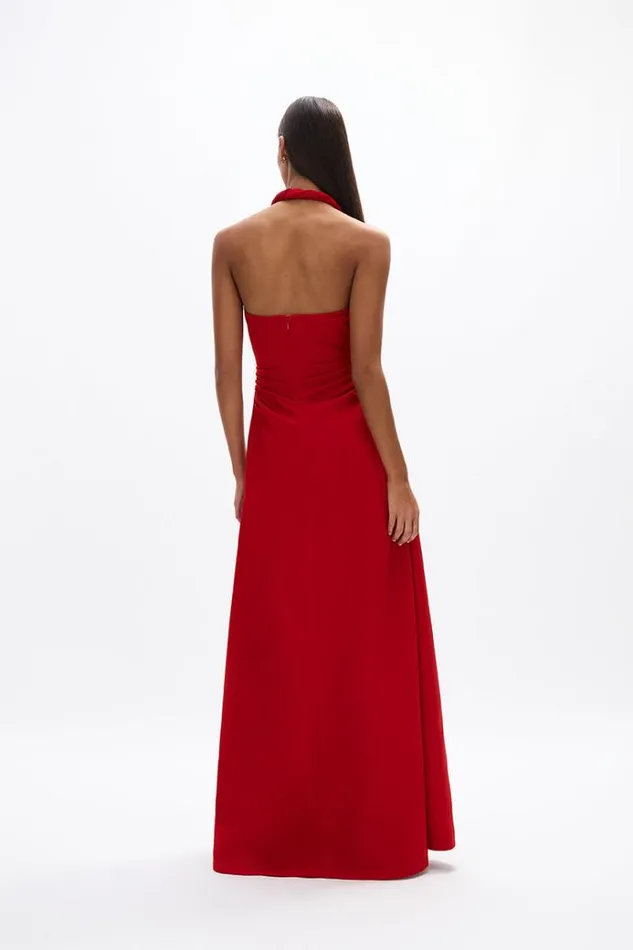 Women Maxi Dresses Rachel Gilbert Soren Gown Red