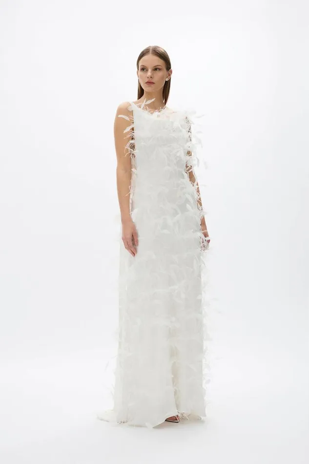 Women Maxi Dresses Rachel Gilbert SUTTON GOWN Women Maxi Dresses Rachel Gilbert SUTTON GOWN