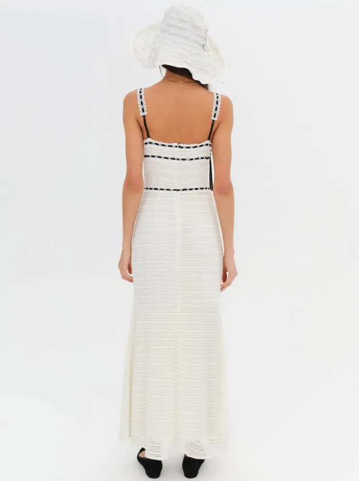 Women Mayfair Crochet Maxi Dress Ivory For Love and Lemons Dresses Women Mayfair Crochet Maxi Dress Ivory For Love and Lemons Dresses