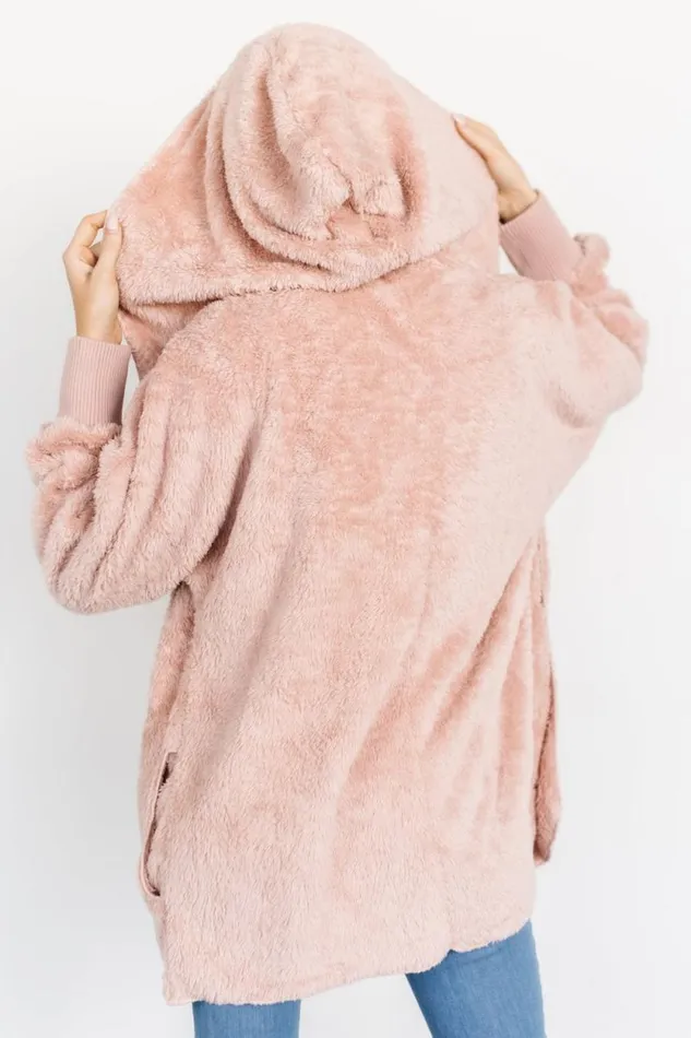 Women Melrose Teddy Jacket Blush Baltic Born Outerwear