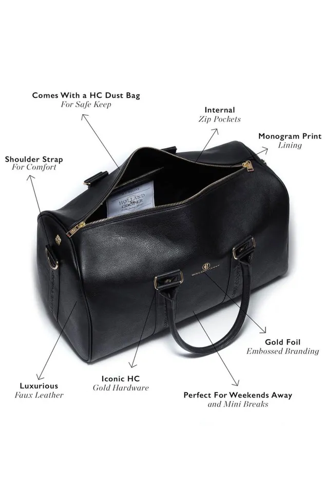 WomenMen Regency Holdall Black Holland Cooper Bags