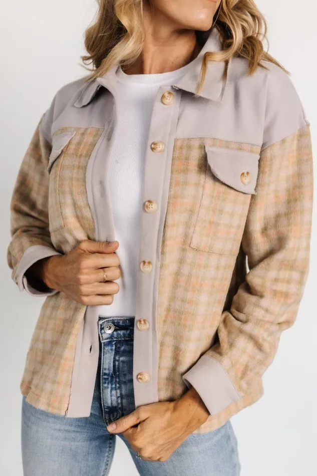 Women Micah Shacket Dusty Lilac Multi Baltic Born Outerwear