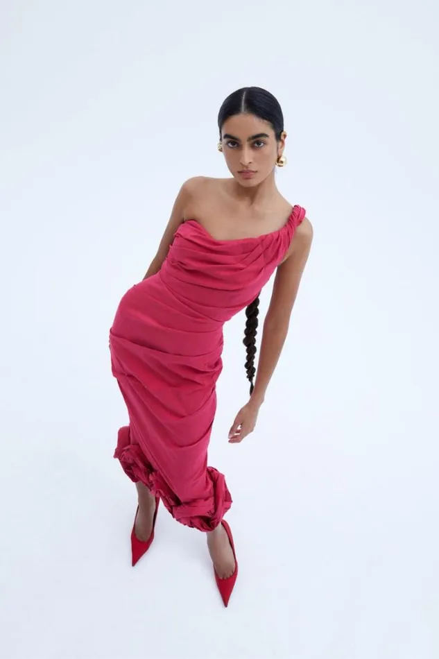 Women Midi Dresses Rachel Gilbert OCHRE DRESS Women Midi Dresses Rachel Gilbert OCHRE DRESS