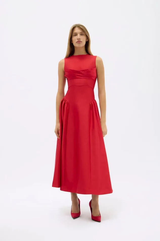Women Midi Dresses Rachel Gilbert SAWYER DRESS