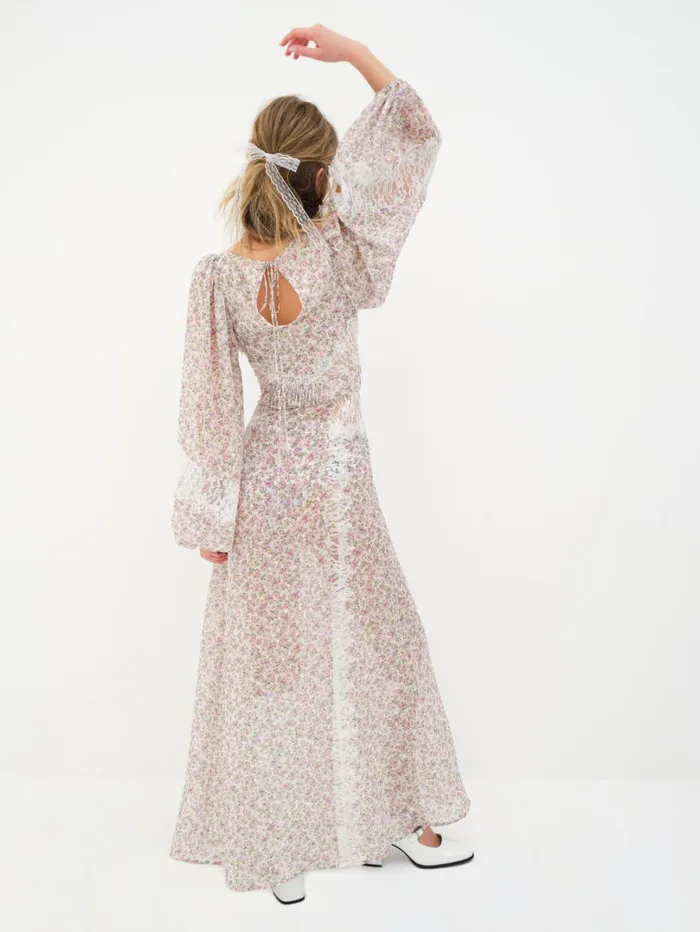 Women Milani Maxi Dress White For Love and Lemons Dresses