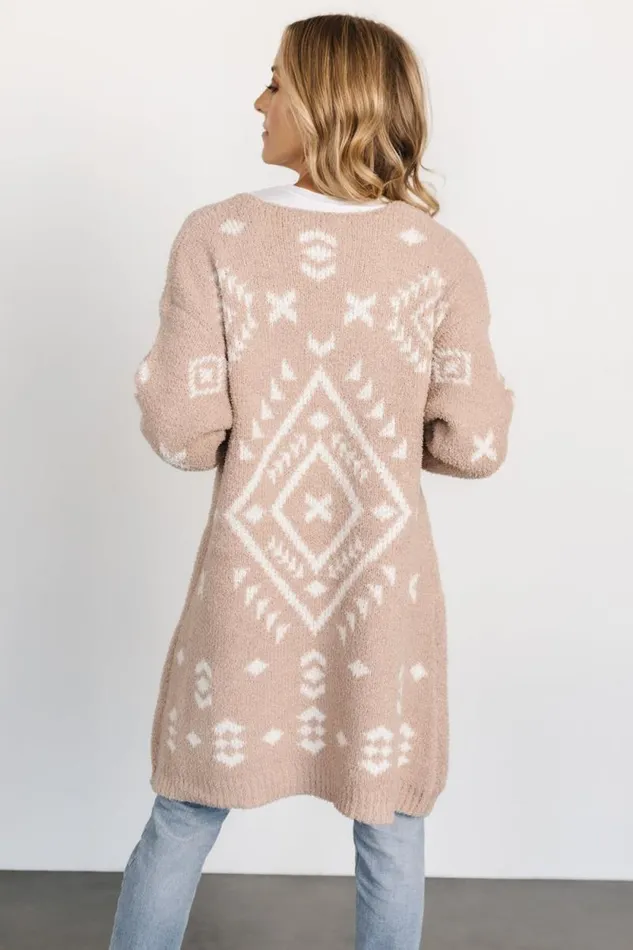 Women Missoula Oversized Cardigan Sand Off White Baltic Born Cardigans Women Missoula Oversized Cardigan Sand Off White Baltic Born Cardigans