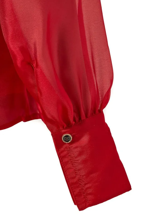 Women Miya Shirt Red Holland Cooper Shirts and Blouses