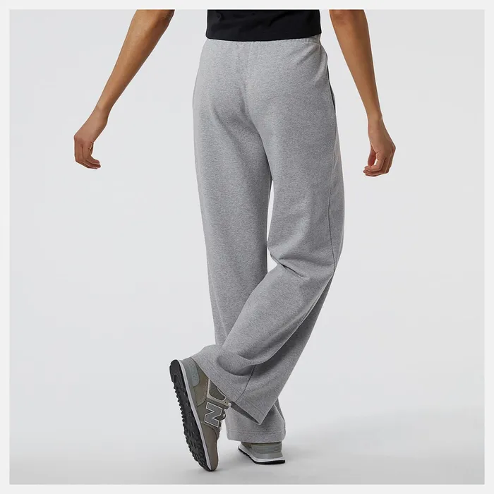 Women NB Essentials Wide Legged Sweatpant Athletic Grey New Balance Pants and Leggings Women NB Essentials Wide Legged Sweatpant Athletic Grey New Balance Pants and Leggings