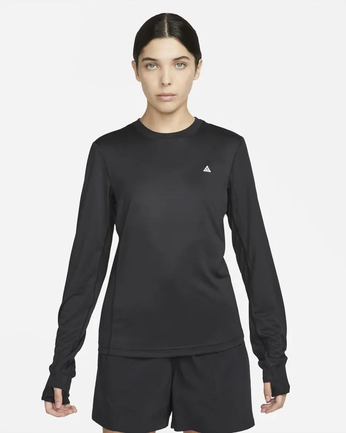 Women Nike All Clothing ACG DriFIT ADV 039Goat Rocks039 Blackblacksummit White