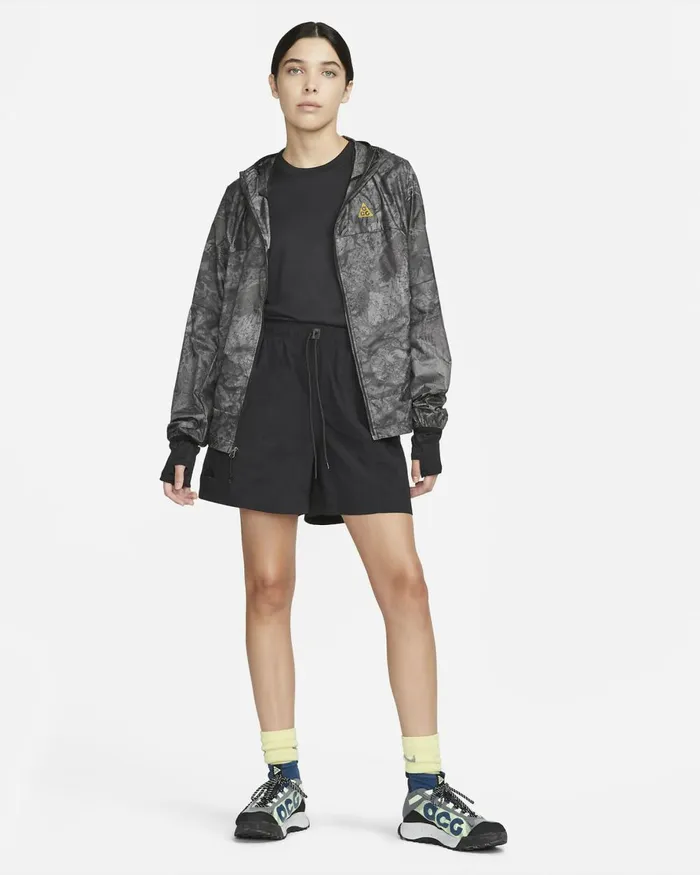 Women Nike All Clothing ACG DriFIT ADV 039Goat Rocks039 Blackblacksummit White