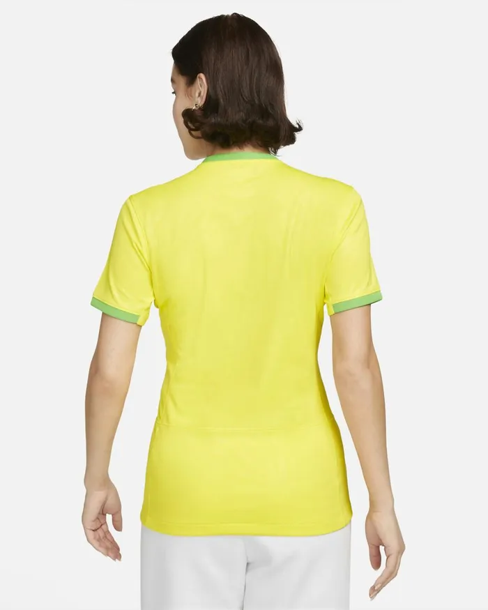 Women Nike All Clothing Brazil 2023 Stadium Home Dynamic Yellowgreen Sparkgreen Spark