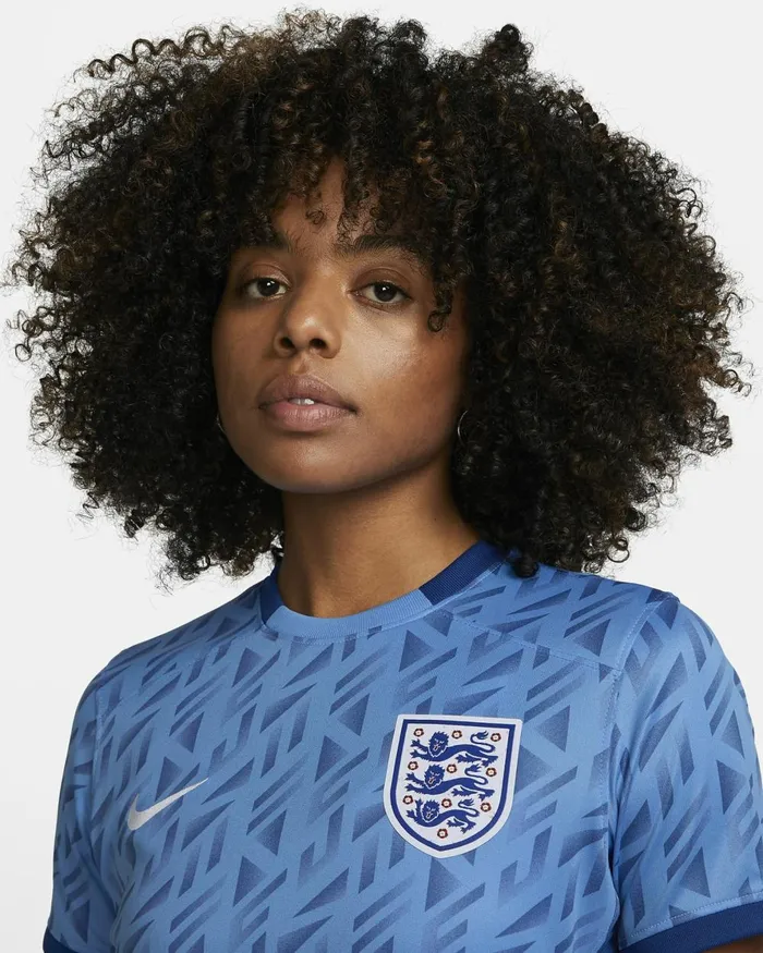 Women Nike All Clothing England 2023 Stadium Away Coastgym Bluewhite