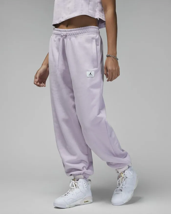 Women Nike All Clothing Jordan Flight Fleece Iced Lilac