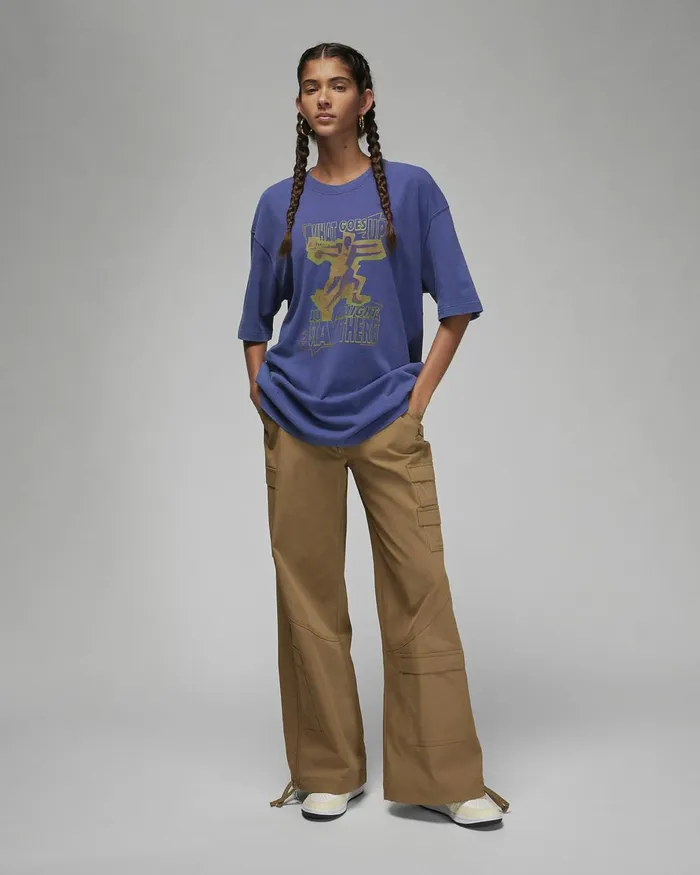 Women Nike All Clothing Jordan Sky J Purplebrown Kelp