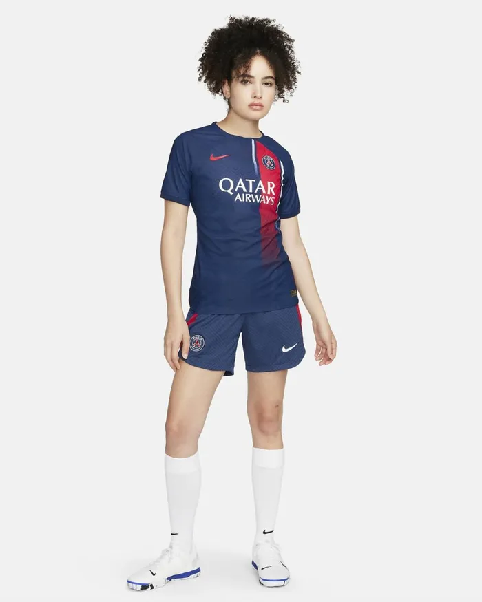 Women Nike All Clothing Paris SaintGermain 202324 Match Home Midnight Navyuniversity Reduniversity Red