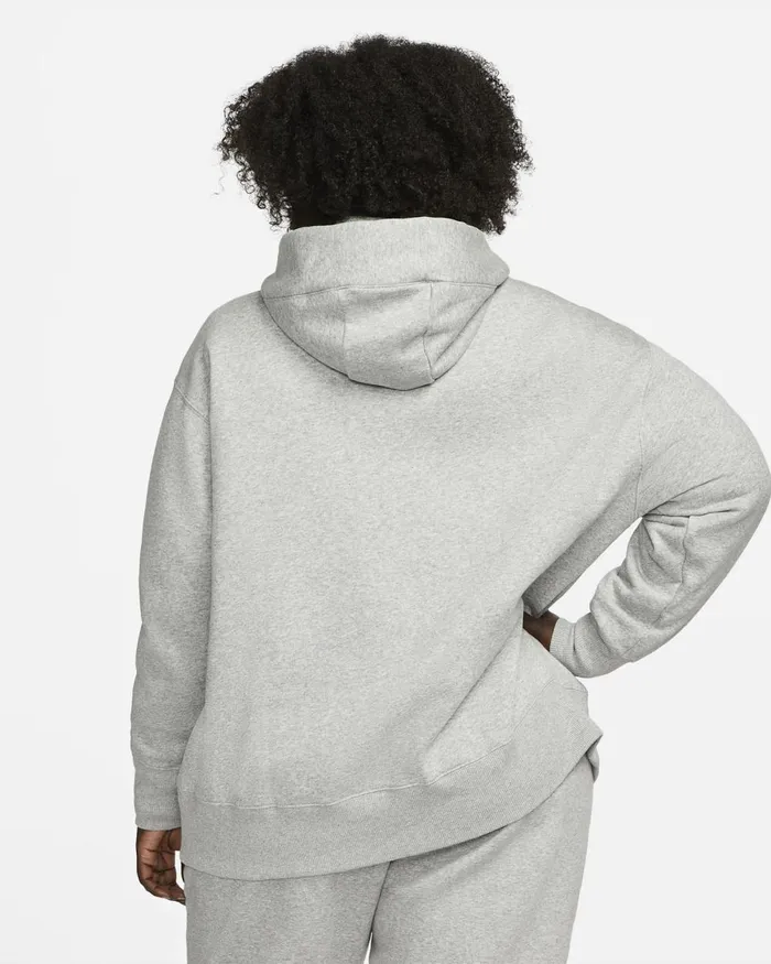 Women Nike All Clothing Sportswear Phoenix Fleece Dark Grey Heathersail