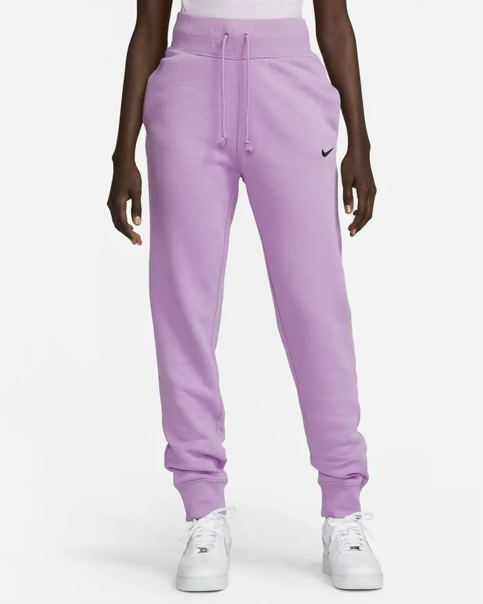 Women Nike All Clothing Sportswear Phoenix Fleece Rush Fuchsiablack