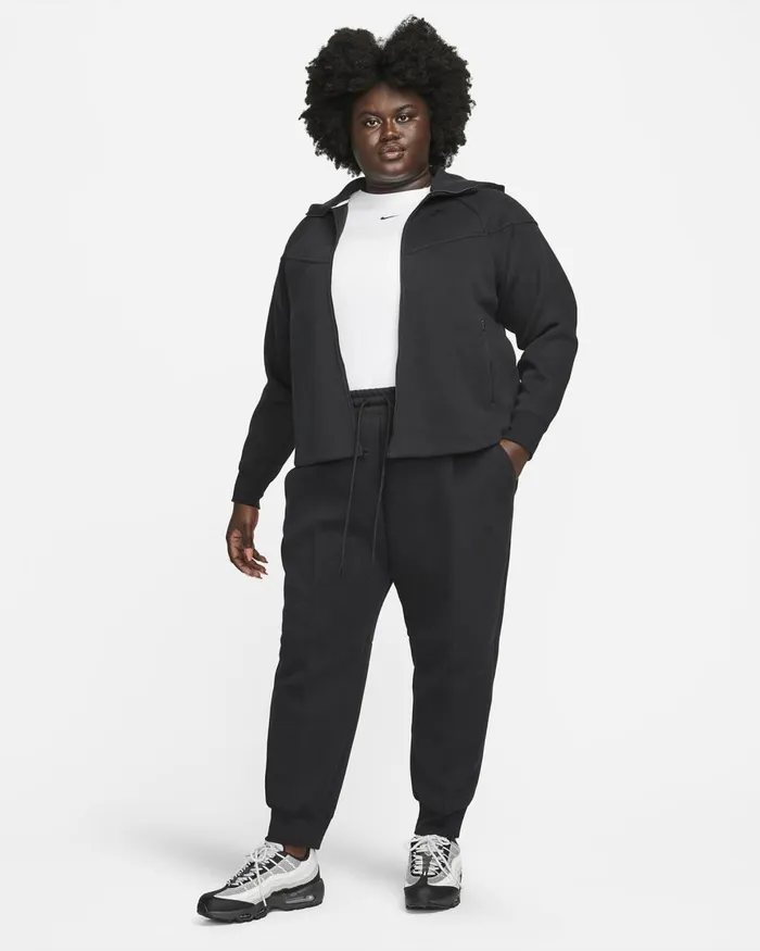 Women Nike All Clothing Sportswear Tech Fleece Blackblack