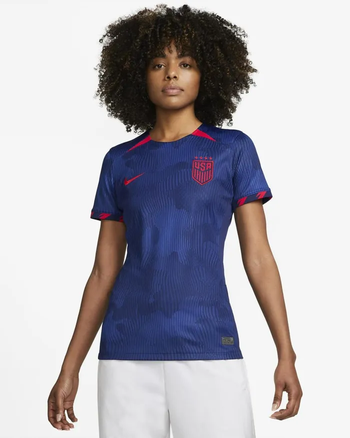 Women Nike All Clothing USWNT 4Star 2023 Stadium Away Royalloyal Bluespeed Redspeed Red Women Nike All Clothing USWNT 4Star 2023 Stadium Away Royalloyal Bluespeed Redspeed Red