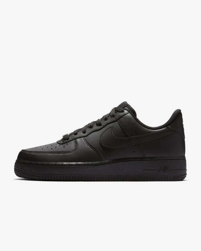 Women Nike All Shoes Air Force 1 03907 Blackblack