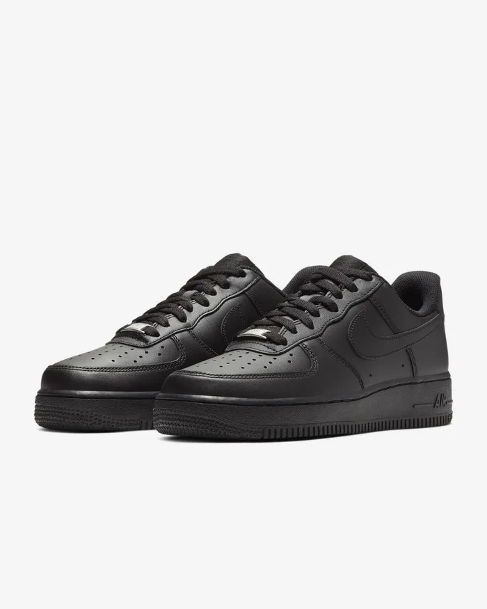 Women Nike All Shoes Air Force 1 03907 Blackblack
