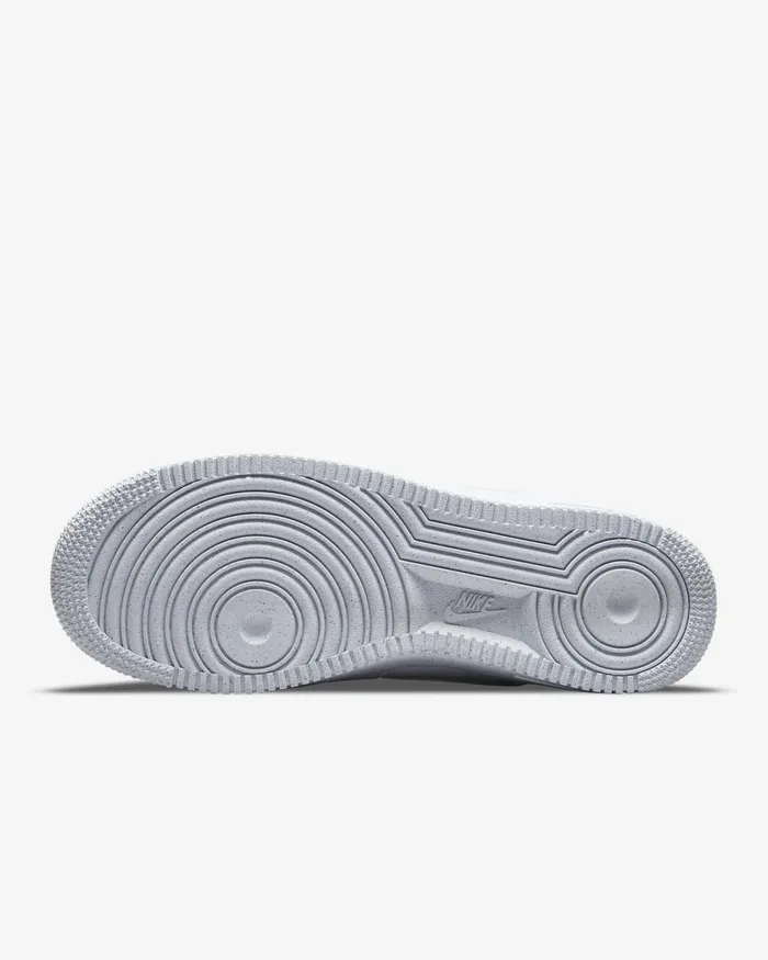 Women Nike All Shoes Air Force 1 03907 Next Nature Whiteblackmetallic Silverwhite