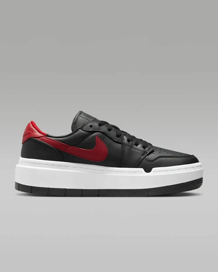 Women Nike All Shoes Air Jordan 1 Elevate Low Blackwhitegym Red
