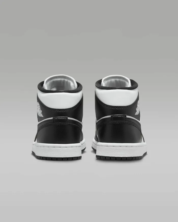 Women Nike All Shoes Air Jordan 1 Mid Whitewhiteblack