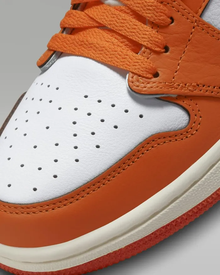 Women Nike All Shoes Air Jordan 1 Retro High OG Whitebrownsailstarfish