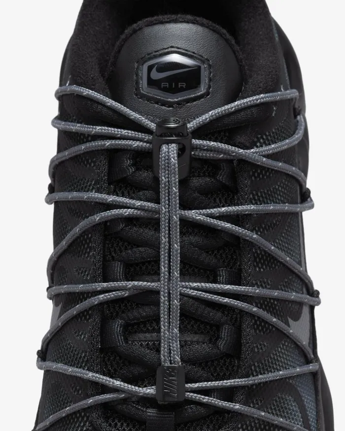 Women Nike All Shoes Air Max Plus Blacksalsa Redmetallic Platinumdark Grey