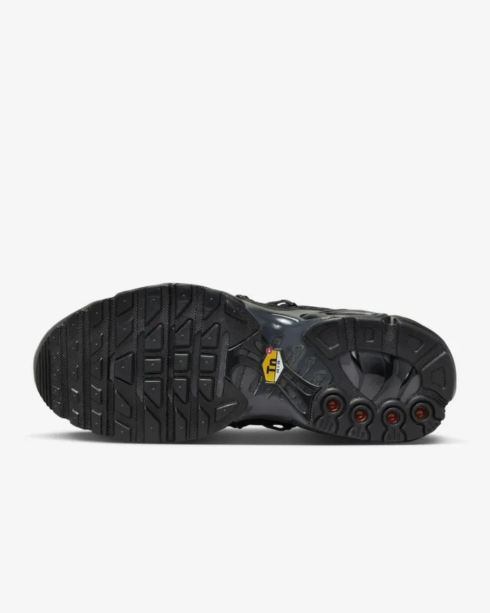 Women Nike All Shoes Air Max Plus Blacksalsa Redmetallic Platinumdark Grey