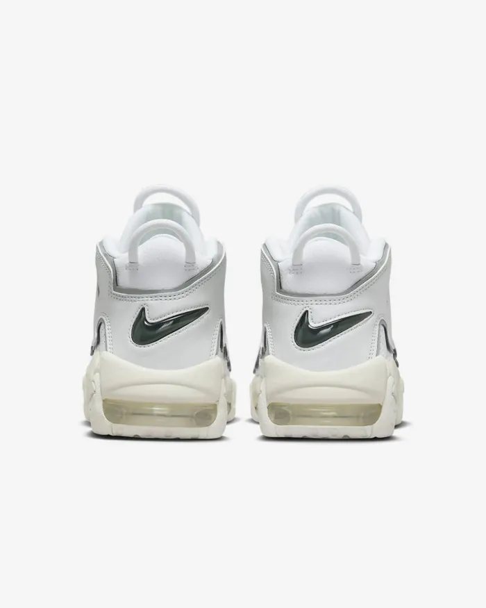 Women Nike All Shoes Air More Uptempo Whitephoton Dustmetallic Silveriron Grey