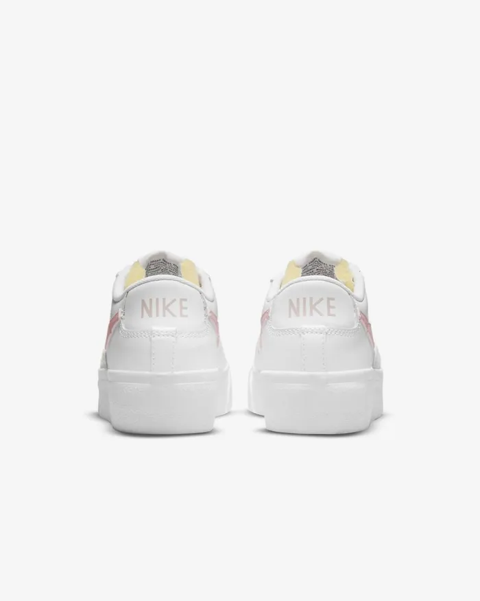 Women Nike All Shoes Blazer Low Platform Whitesummit Whiteblackpink Glaze