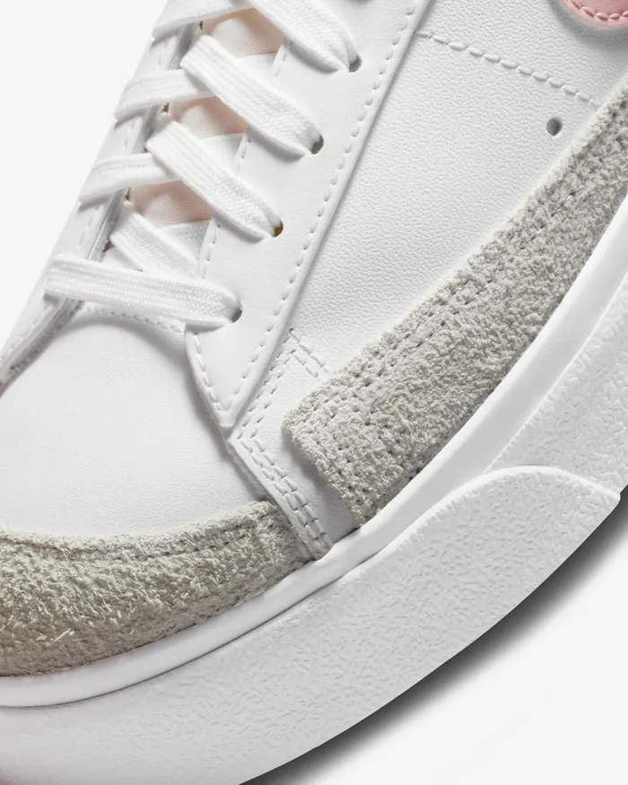 Women Nike All Shoes Blazer Low Platform Whitesummit Whiteblackpink Glaze