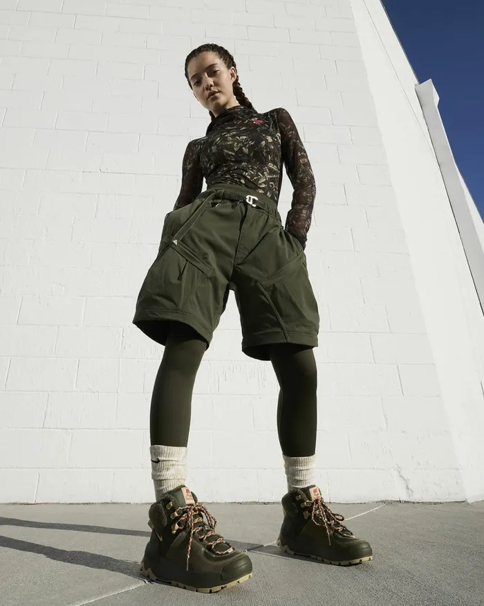 Women Nike All Shoes City Classic Premium Cargo Khakimedium Olivecampfire Orangesesame