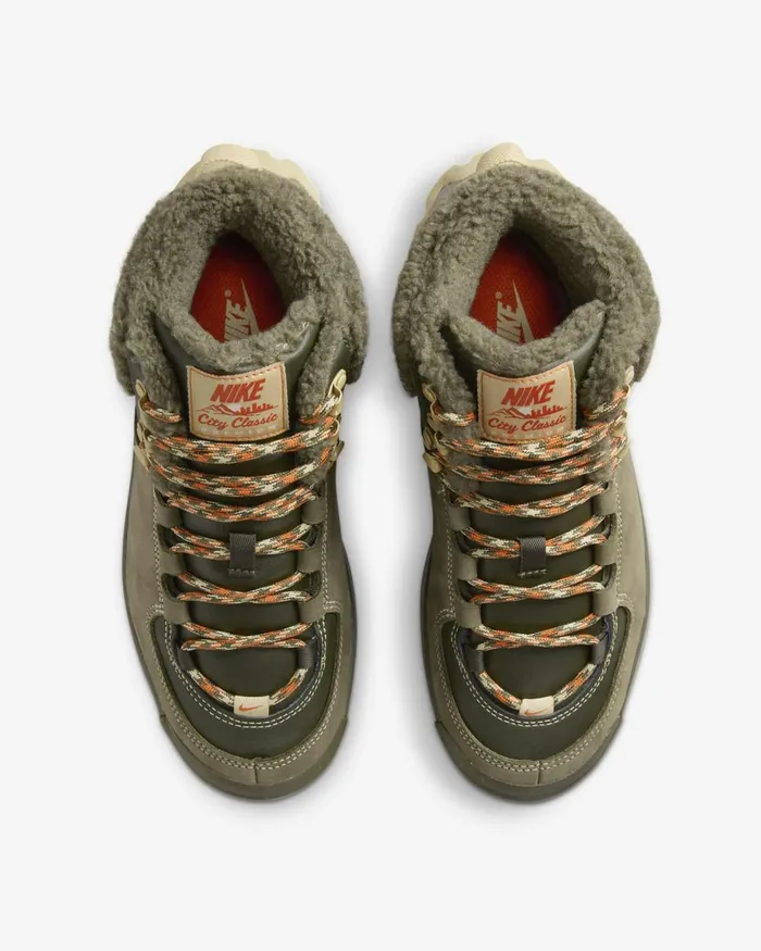 Women Nike All Shoes City Classic Premium Cargo Khakimedium Olivecampfire Orangesesame