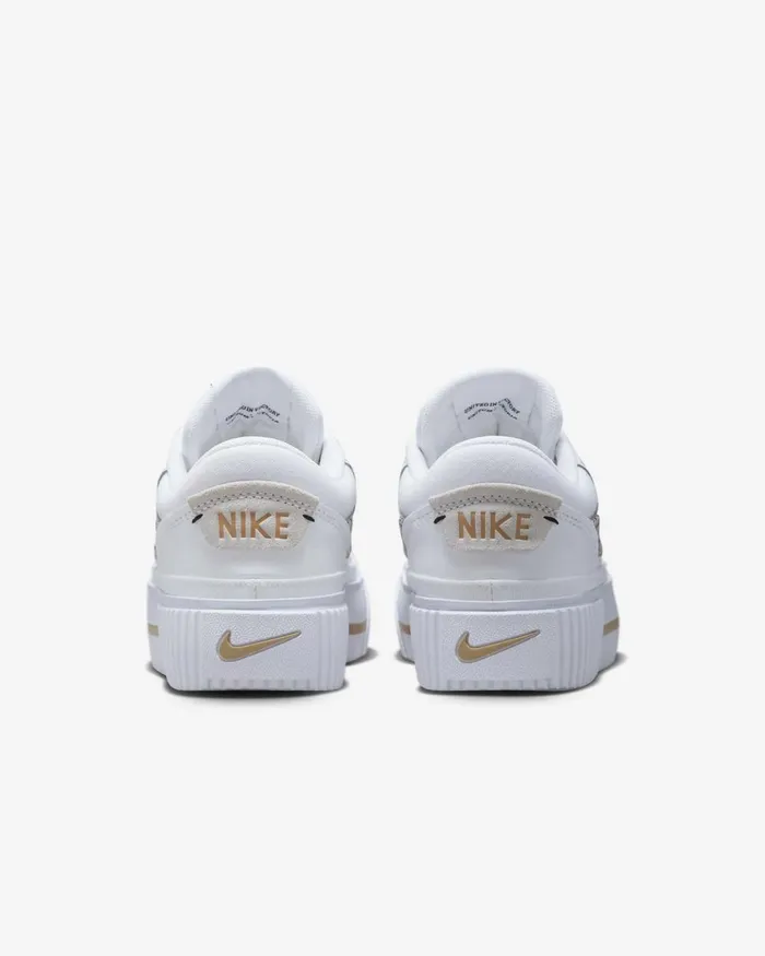 Women Nike All Shoes Court Legacy Lift X United Whiteblacksummit Whitehemp