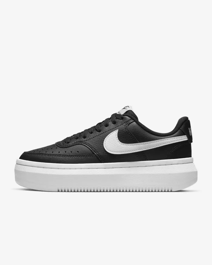 Women Nike All Shoes Court Vision Alta Blackwhite