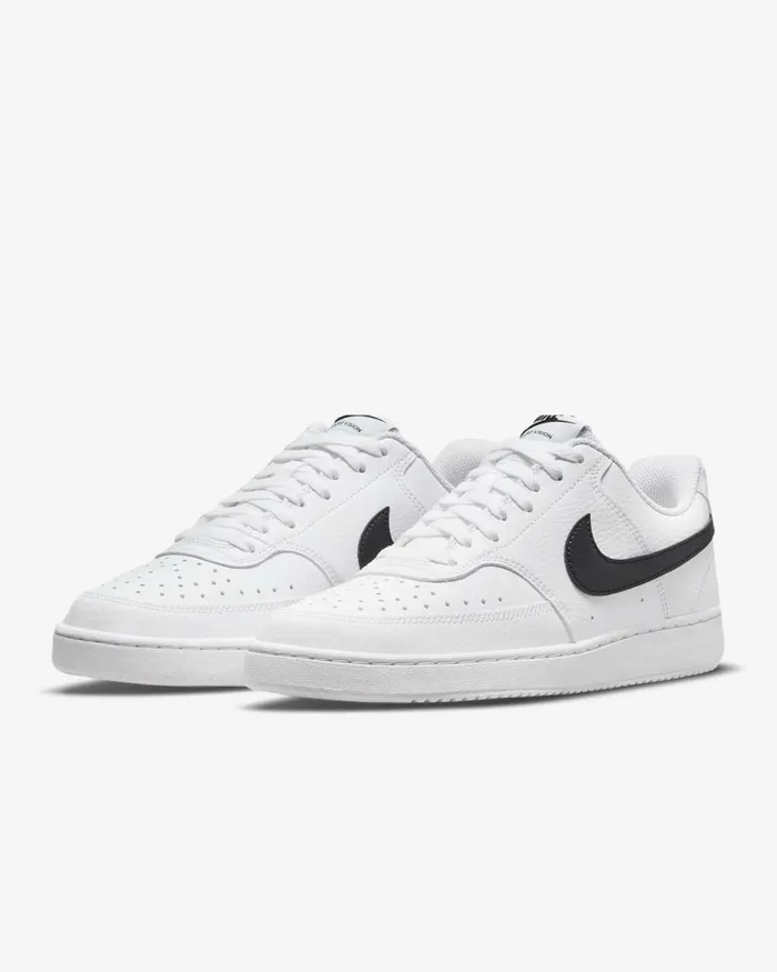 Women Nike All Shoes Court Vision Low Next Nature Whitewhiteblack