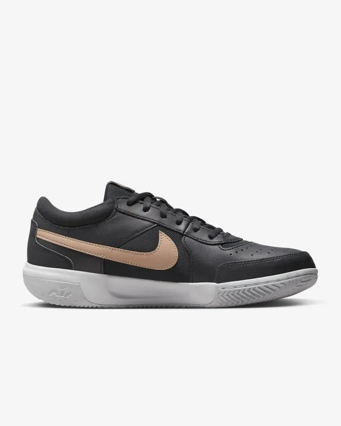 Women Nike All Shoes NikeCourt Air Zoom Lite 3 Blackwhitemetallic Red Bronze