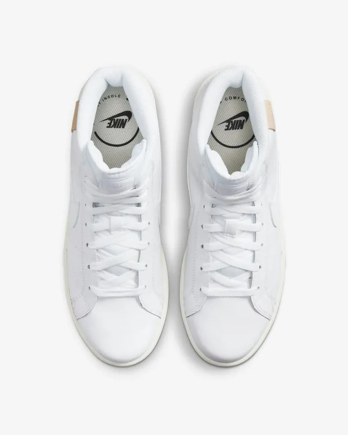Women Nike All Shoes NikeCourt Royale 2 Mid Whitewhite