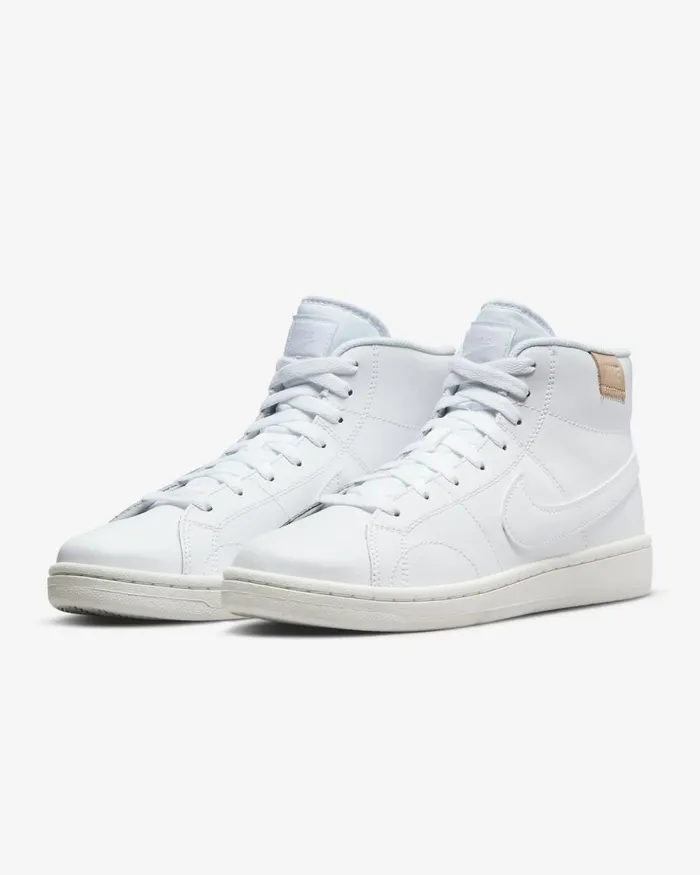 Women Nike All Shoes NikeCourt Royale 2 Mid Whitewhite