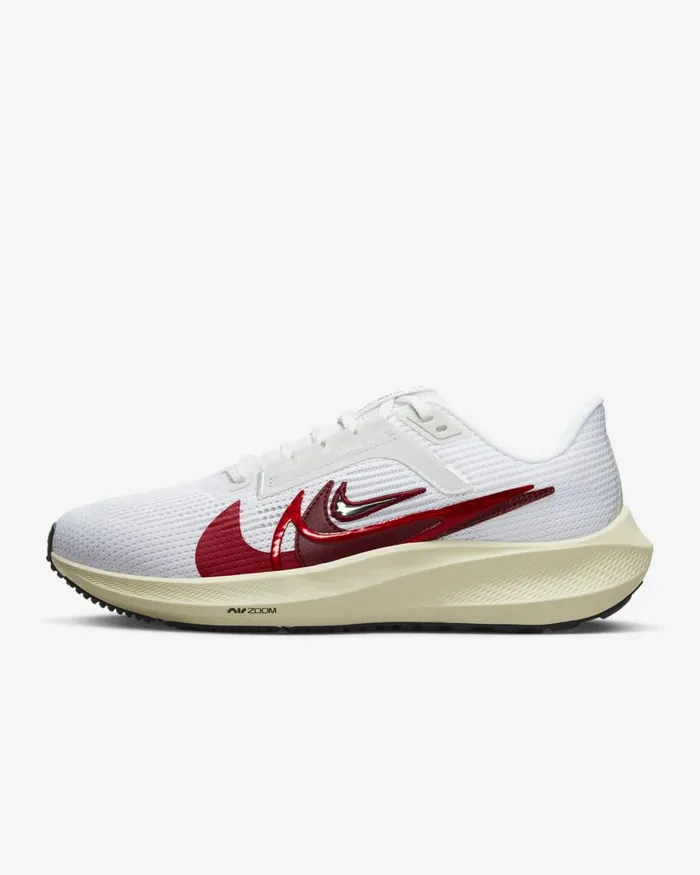Women Nike All Shoes Pegasus 40 Premium Whitephoton Dustuniversity Redmulticolour